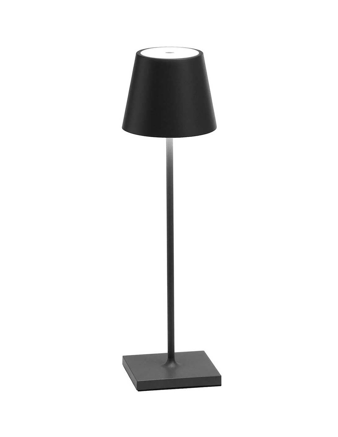 Poldina Pro Lampada Da Tavolo Led Dimmerabile Grigio Scuro