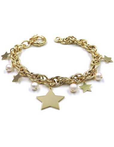 Bracciale Boules con Cuore Turchese Donna in Argento 925 Rodiato 