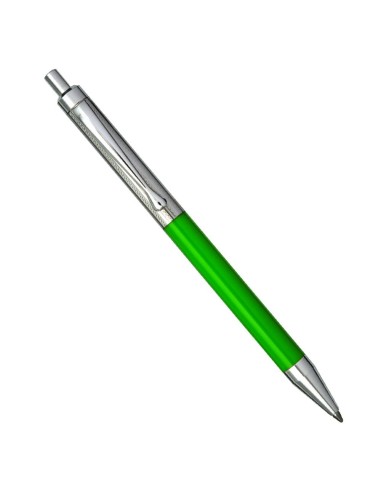 Penna a Sfera in Argento 925 e Plastica Verde