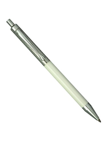 925 Sterling Silver White Ballpoint Pen