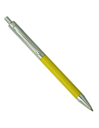 925 Sterling Silver Yellow Ballpoint Pen