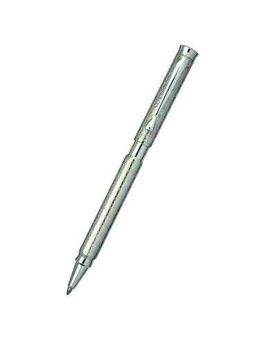 Sterling Silver Press Cap Ballpoint Pen 