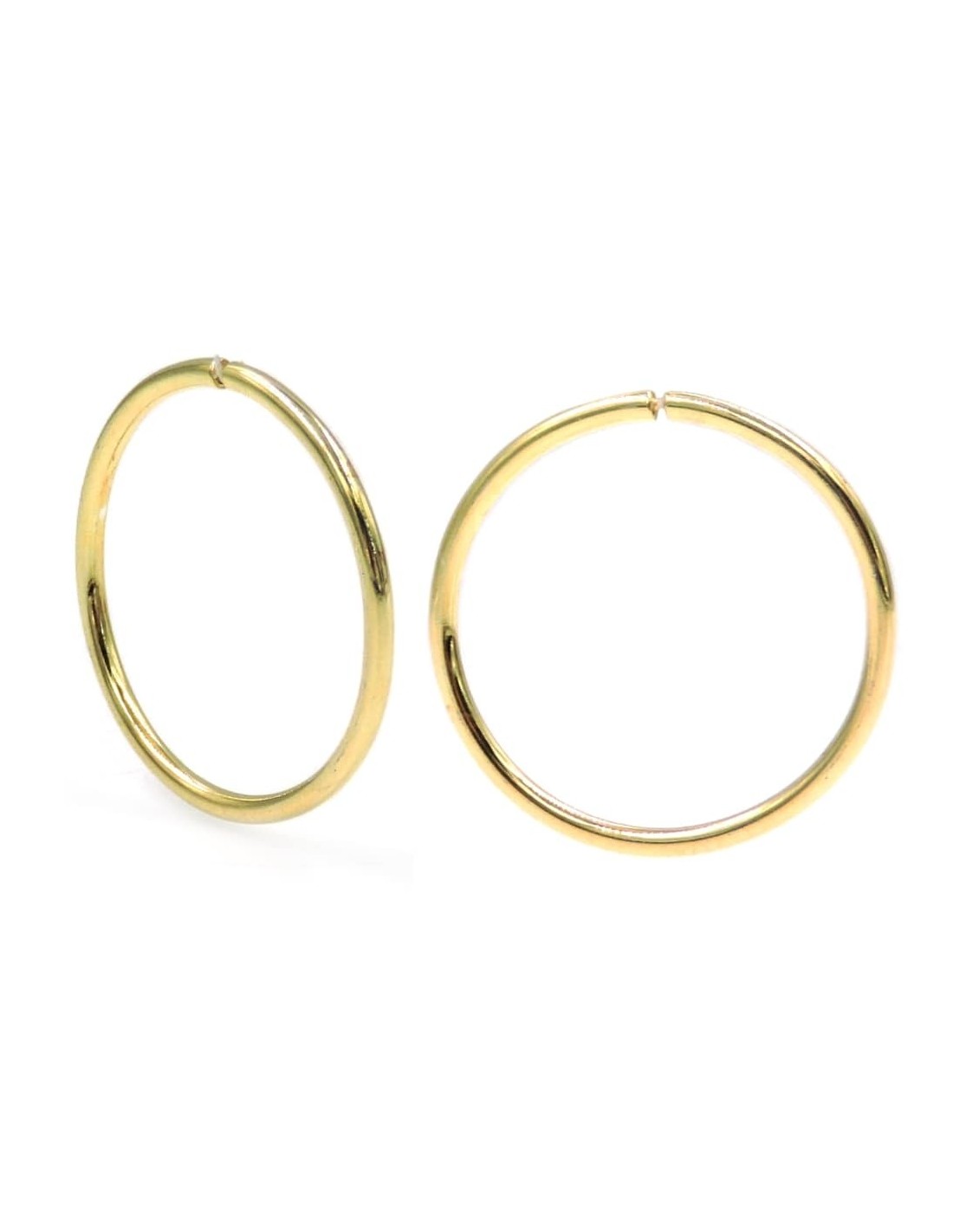 Hoop Earrings Gold Plated