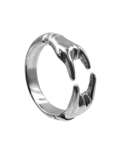 925 Sterling Silver Lucky Horns Ring 