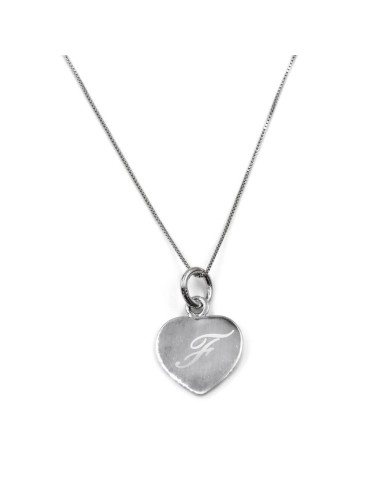 Customizable 925 Sterling Silver Heart Necklace 