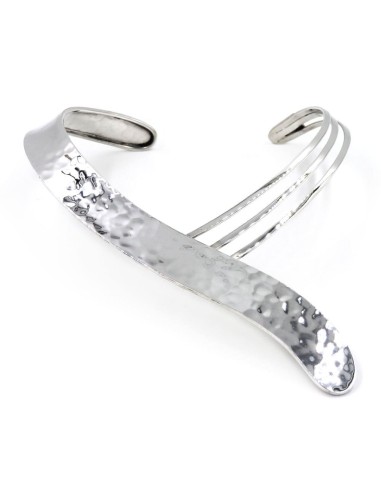 Bracciale Catena Donna in Argento 925 Rodiato Con Ciondolo Doppia Stella