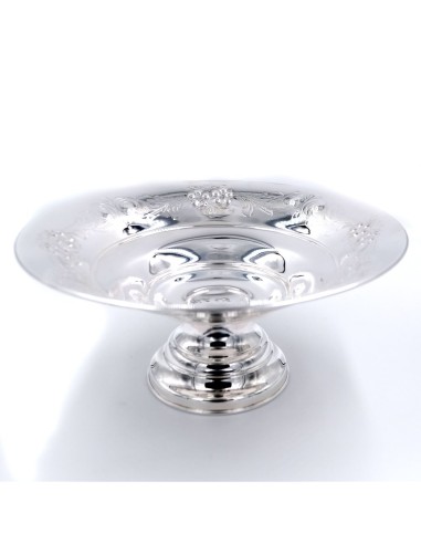 800 Sterling Silver Flowers Decor Bowl