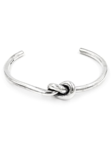 silver knot bracelet