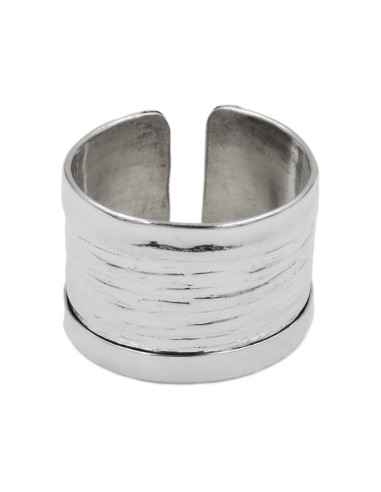 Shiny Edged 925 Sterling Silver Band Ring 