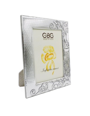 25th Anniversary Silver Photo Frame 5x7