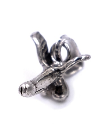 Solid Silver Winged Penis Pendant