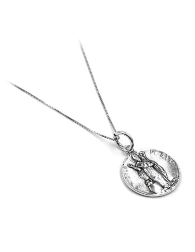 Saint Nicholas of Bari Sterling Silver Necklace 