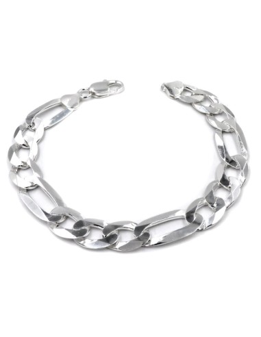 Bracciale Catena Donna in Argento 925 Rodiato Con Ciondolo Doppia Stella