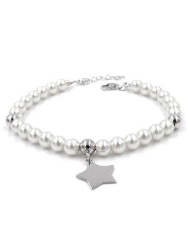 Bracciale Boules con Cuore Turchese Donna in Argento 925 Rodiato 