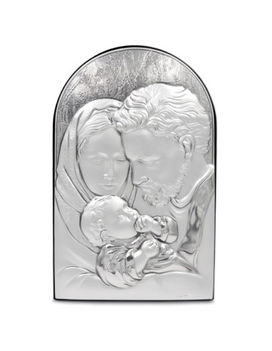 925 Sterling Silver Holy Family 4,9'' x 7,6''