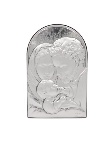 925 Sterling Silver Holy Family 3,74'' x 5,90''