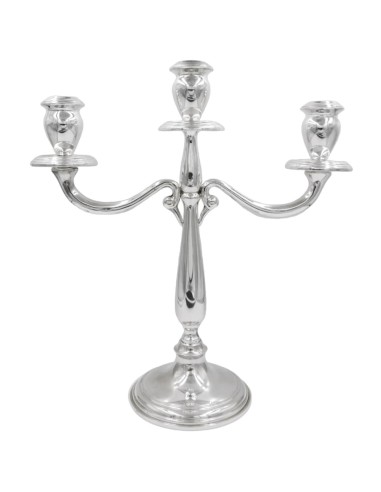 Candelabro Monocera in Argento 800 by Di Cristofalo Argenti