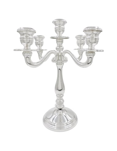 Candelabro Monocera in Argento 800 by Di Cristofalo Argenti