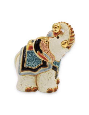 Baby Jaipur Elephant Ceramic Sculpture 