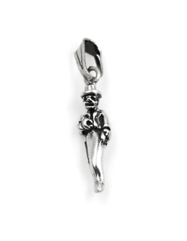 Solid Silver Lucky Hunchbacked Pendant 