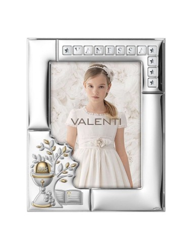 First Holy Communion Picture Frame Gospel and Tree of Life 5 x 7