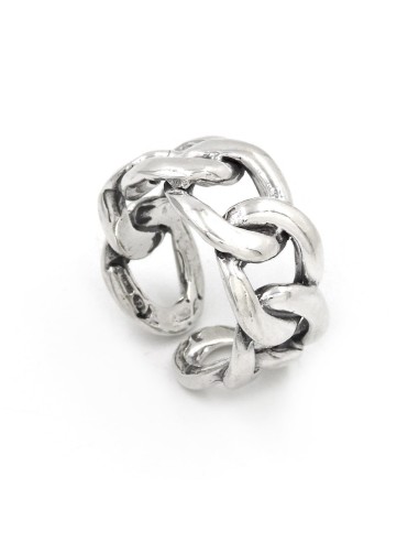 Large Curb Chain Link Ring | frances