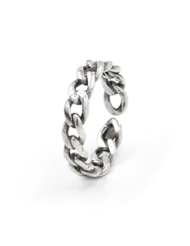 Curb Chain Ring 925 Sterling Silver  