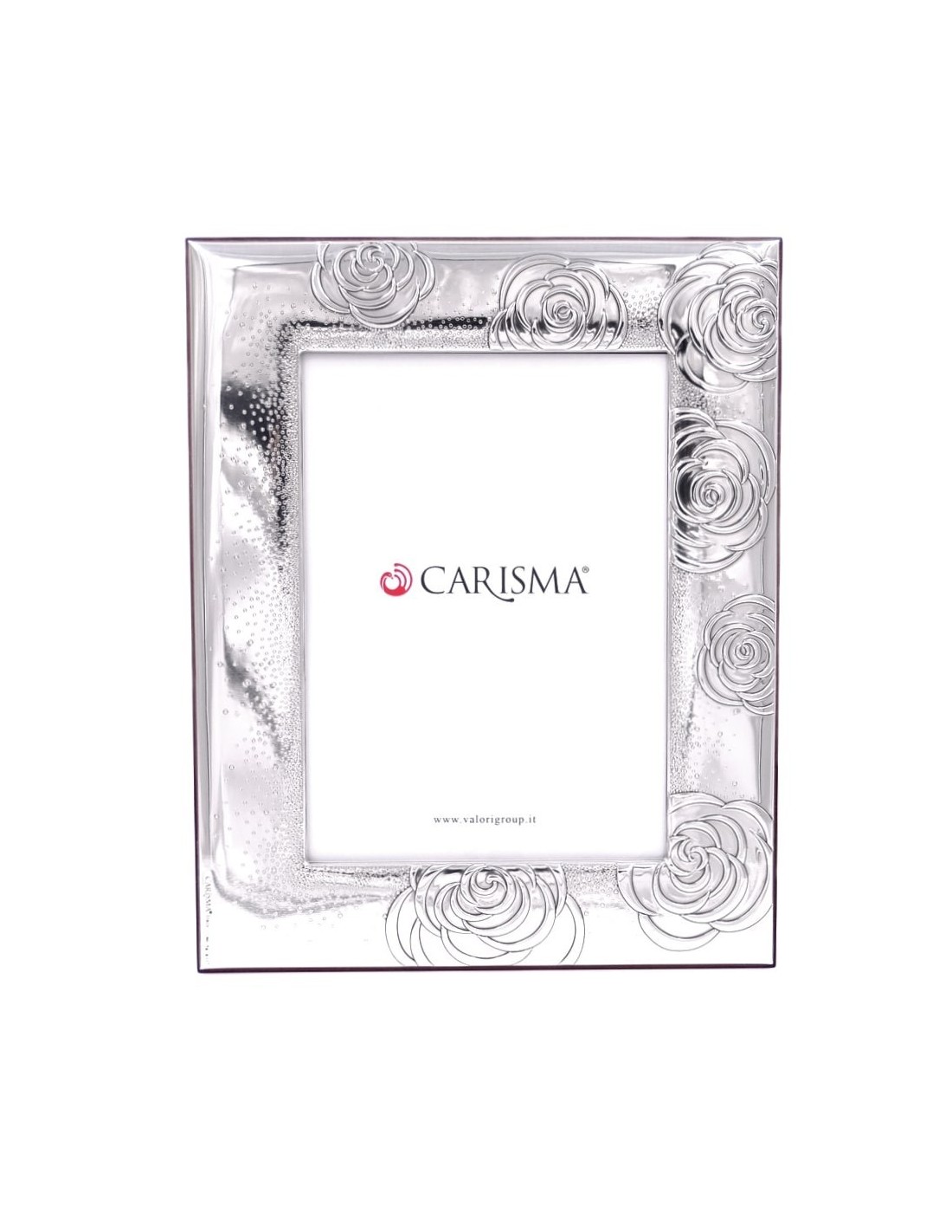 Roses Silver Picture Frame 5 x 7 - Argenteria MB