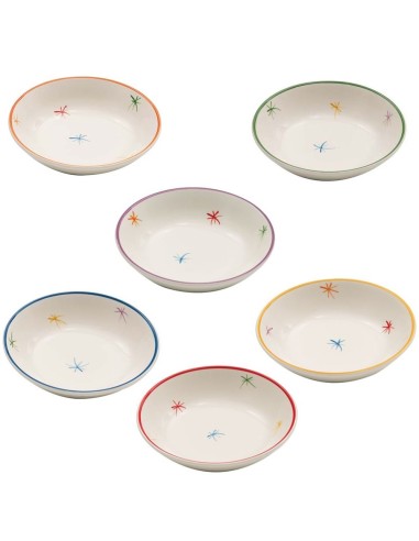 Asterisco Soup Plate, 6 Pieces set