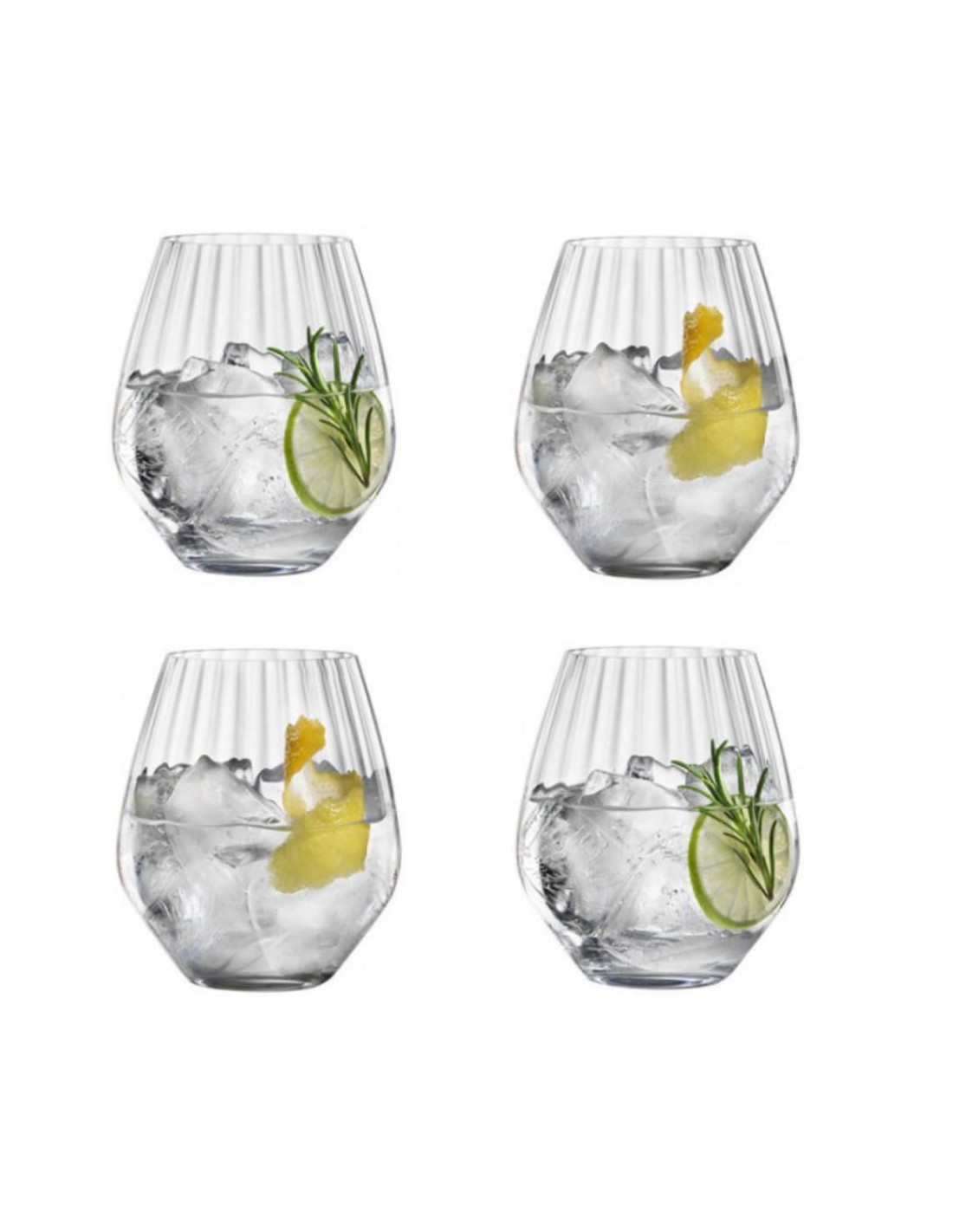 Set 4 Bicchieri Gin Tonic in Cristallo Special Glasses