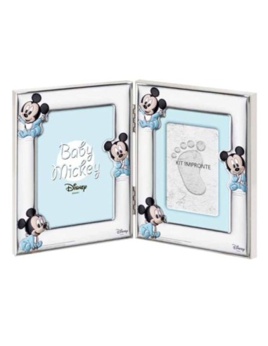 Disney Mickey Mouse Picture Frame with Footprint Kit