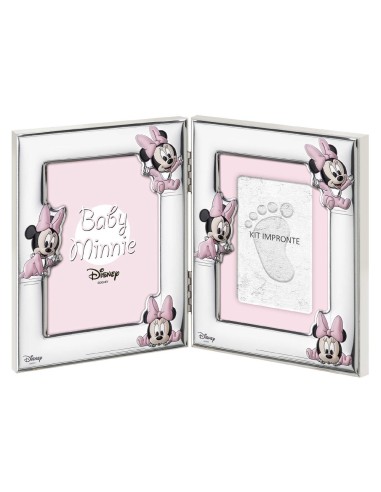 Disney Minnie Mouse Picture Frame with Footprint Kit