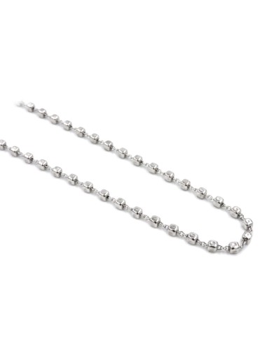 925 Sterling Silver Nuggets Necklace 