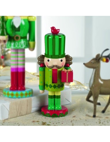 Nutcracker Soldier Colored Resin Sculpture 