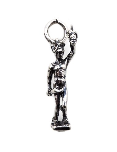 Perseus with The Head of Medusa Sterling Silver Pendant 