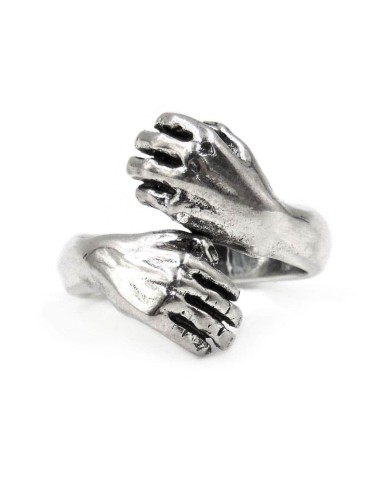 925 Sterling Silver Hug Ring 