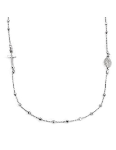 Choker Rosenkranzkette aus 925er Sterlingsilber