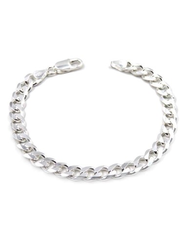 Sterling Silver Cuban Chain Bracelet 