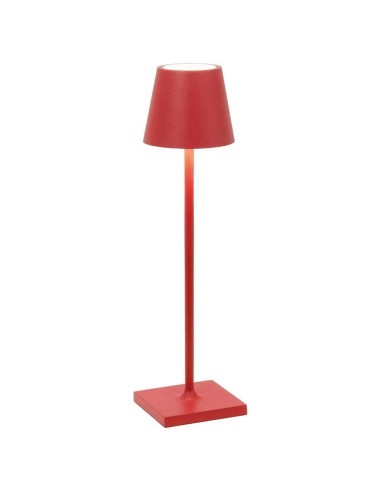 Zafferano Poldina Pro Micro Table Lamp Red