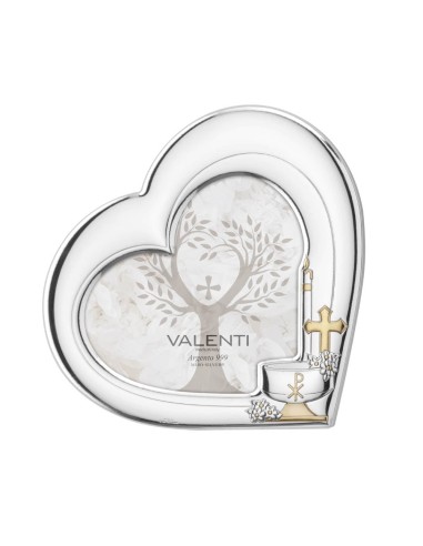 Baptism Heart Shaped Picture Frame 