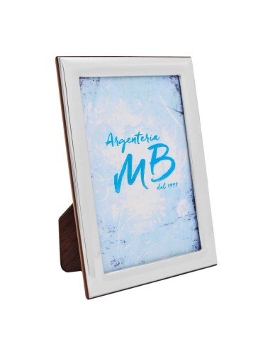 Picture Frame 4x6 Glossy Silver Frame Tight Band