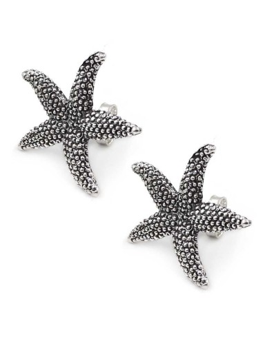 Sterling Silver Starfish Earrings 