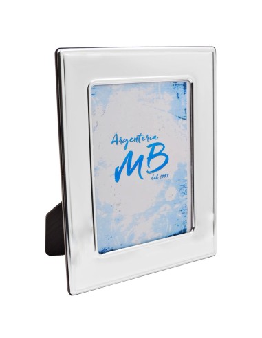 Picture Frame 5x7 Glossy Silver Frame with Round Edge