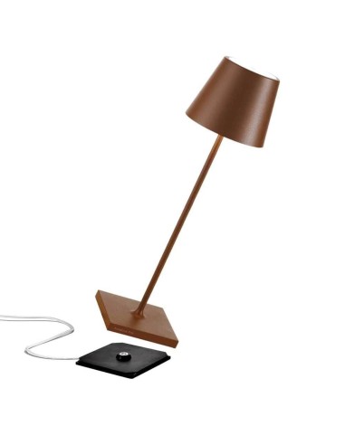 Zafferano Poldina Pro Tischlampe Corten