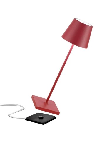 Zafferano Poldina Pro Table Lamp Red