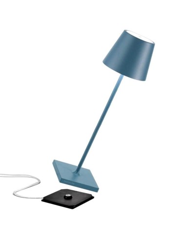 Zafferano Poldina Pro Table Lamp Blue