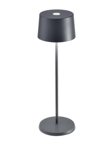 Zafferano Olivia Pro Table Lamp Dark Grey