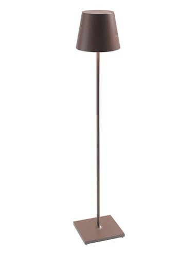 Zafferano Poldina Pro XXL Steh/Tischlampe Corten