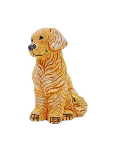 Golden Retriever Ceramic Sculpture De Rosa Rinconada