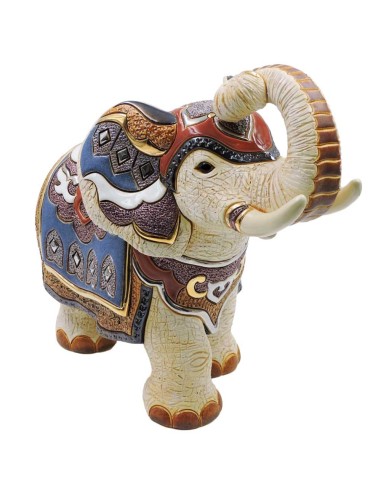 White Indian Elephant Ceramic Sculpture Limited Edition